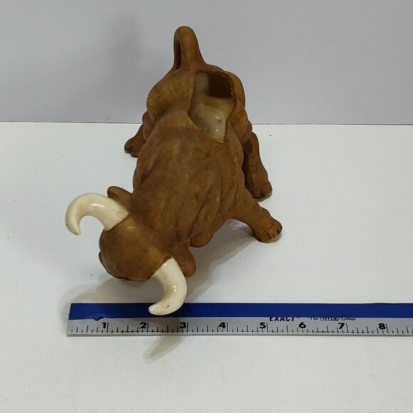 Napcoware Ceramic Bull Planter Sculpture MidCentury Modern C-4889 No Chips Dirty - Picture 12 of 13